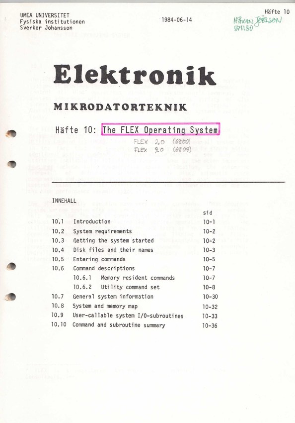Häfte 10: Front page