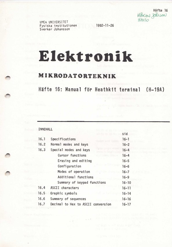 Häfte 16: Front page
