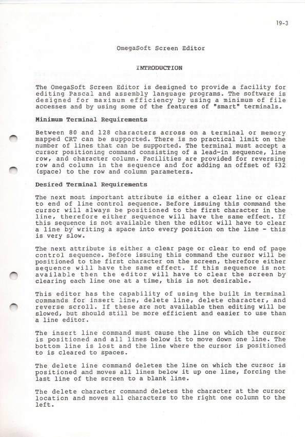 Häfte 19: Terminal requirements