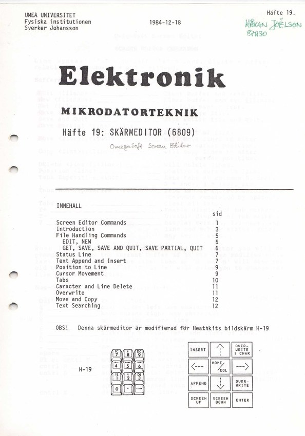 Häfte 19: Front page